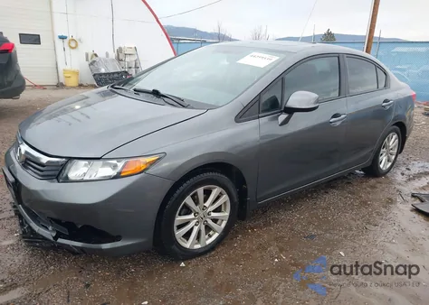 2012 Honda Civic Ex from USA, damaged, VIN 19XFB2F89CE043406